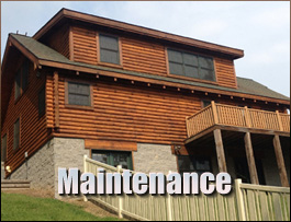  Grantsboro, North Carolina Log Home Maintenance
